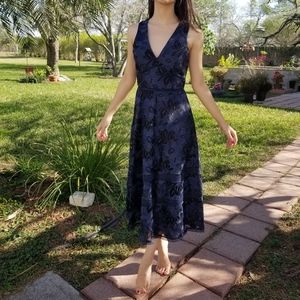 Antonio Melani Ethel Floral Lace Midi dress